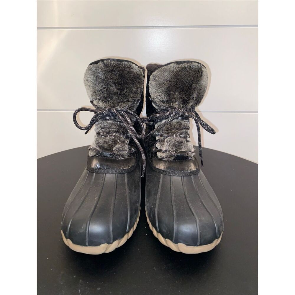 Bare Traps Women's Flash Duck Boots (Black) Size 11 NWOT